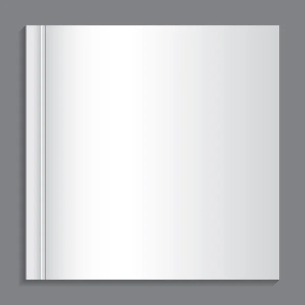 一本空白封面的书的插图 — 图库矢量图片