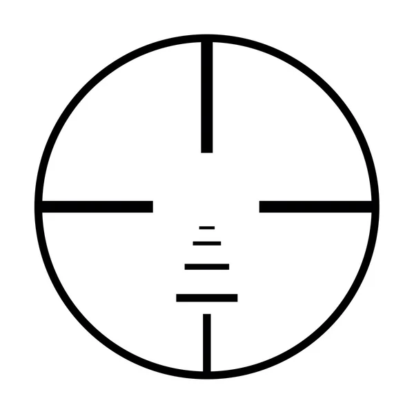 Izolované nitkový kříž na bílém pozadí — Stockový vektor