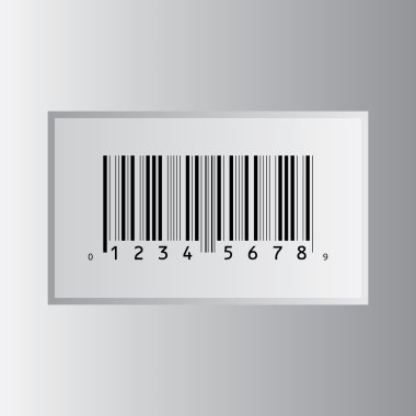 illüstrasyon izole bir barkod