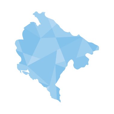 rengarenk doldurulmuş anahat Karadağ çizimi