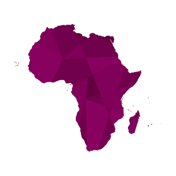 アフリカ大陸の地図 — ストック写真