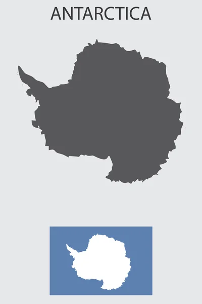 Uppsättning Infographic element för landet i Antarktis — Stock vektor