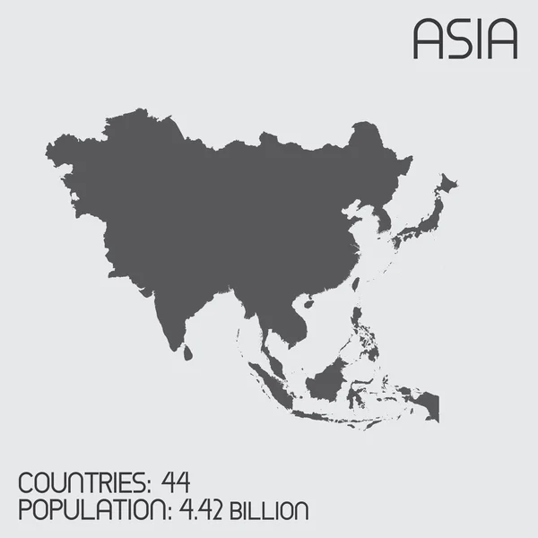 Ensemble d'éléments d'infographie pour le pays d'Asie — Image vectorielle