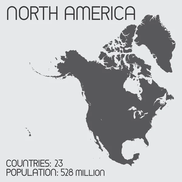 Ensemble d'éléments d'infographie pour le pays d'Amérique du Nord — Image vectorielle