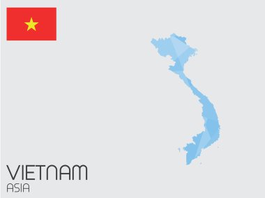 Infographic öğeleri kümesi Vietnam ülke için
