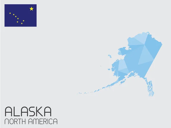 Ensemble d'éléments d'infographie pour le pays de l'Alaska — Photo