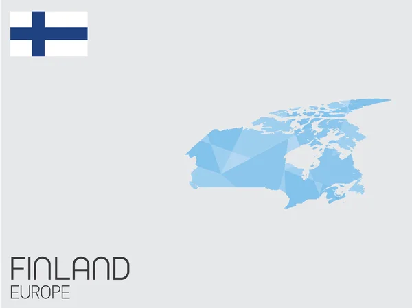 Conjunto de elementos infográficos para el país de Finlandia — Foto de Stock