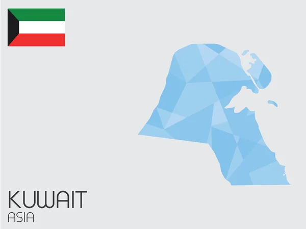 Set di elementi infografici per il paese del Kuwait — Foto Stock