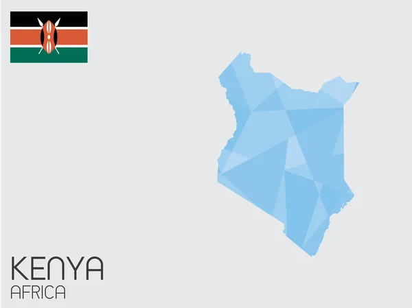 Set van Infographic elementen voor het land van Kenia — Stockfoto