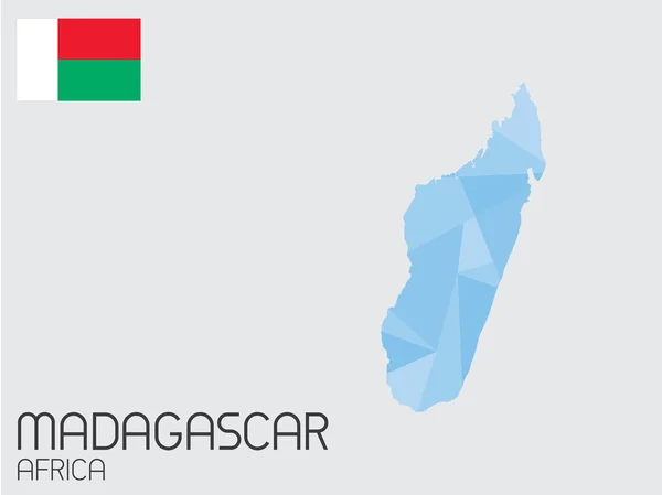 Serie di elementi infografici per il Paese del Madagascar — Foto Stock