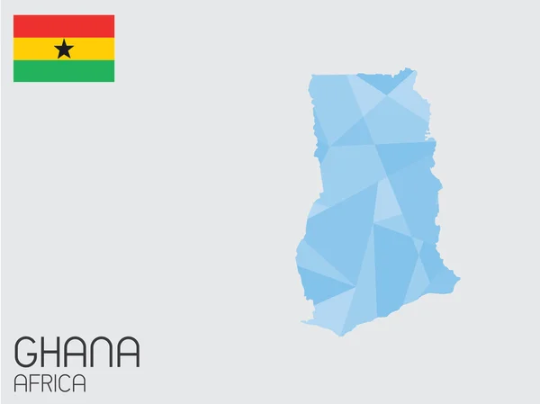 Ensemble d'éléments d'infographie pour le pays du Ghana — Photo