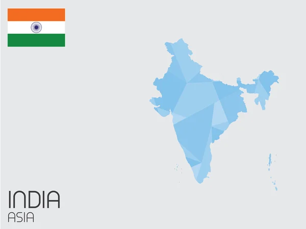 Set van Infographic elementen voor het land van India — Stockfoto