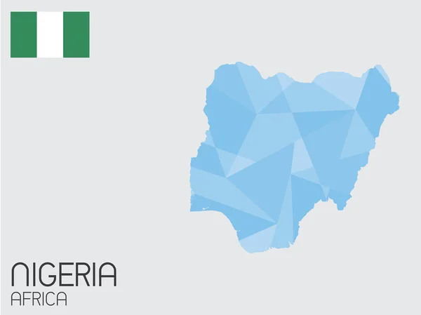 Set of Infographic Elements for the Country of Nigeria — Stock Photo, Image