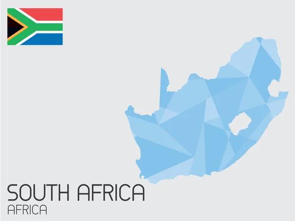Conjunto de elementos infográficos para el país de Sudáfrica — Foto de Stock