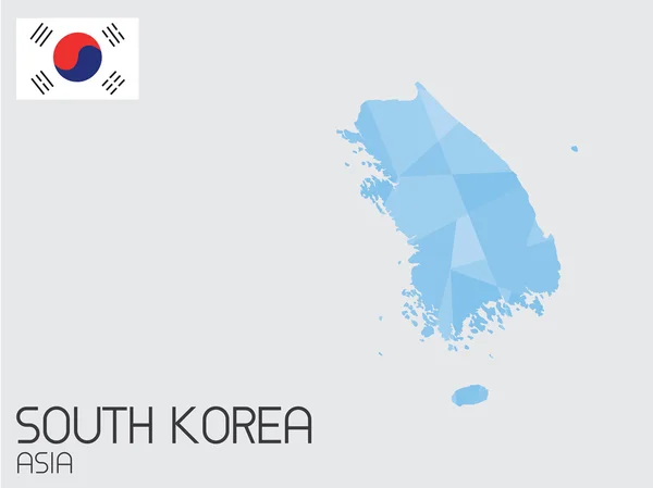 Σύνολο Infographic στοιχεία για τη χώρα της Νότιας Κορέας — Φωτογραφία Αρχείου