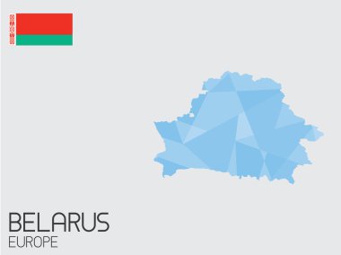 Infographic öğeleri kümesi Beyaz Rusya ülke için
