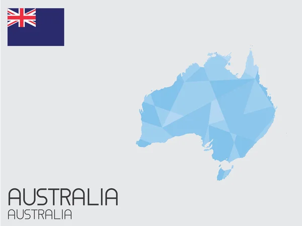 Sada prvků Infographic pro zemi, Austrálie — Stockový vektor