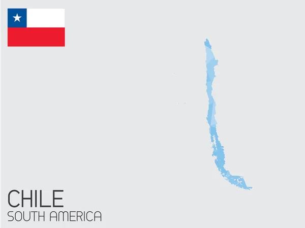 组信息图表元素的智利国家 — 图库矢量图片