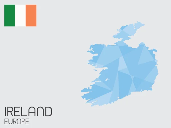 Ensemble d'éléments d'infographie pour le pays d'Irlande — Image vectorielle