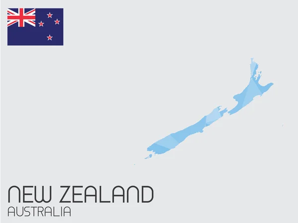 Set of Infographic Elements for the Country of New Zealand — Stock Vector