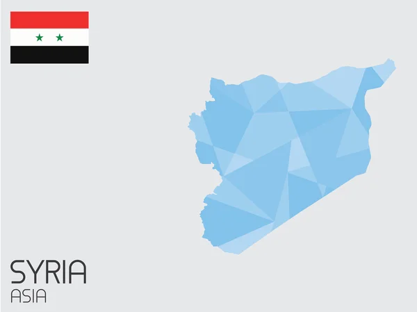 Conjunto de elementos infográficos para o país da Síria — Vetor de Stock