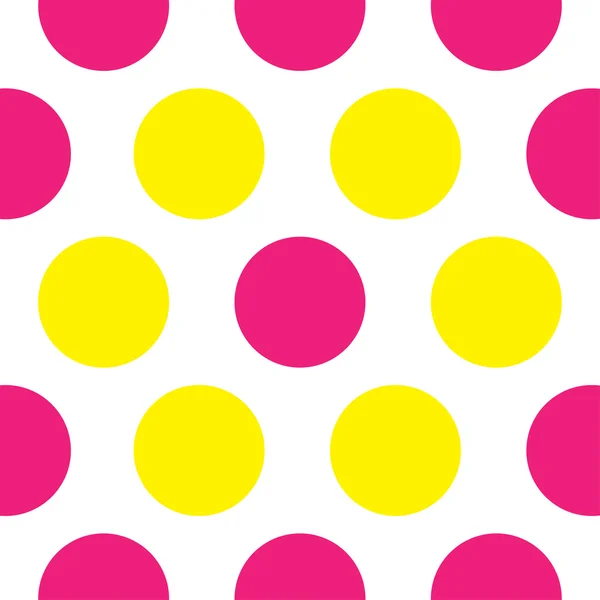 Colorato Polka Dot sfondo ripetitivo — Vettoriale Stock