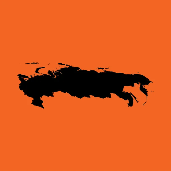 Illustratie van een kleurrijk Gevulde omtrek van Rusland — Stockfoto