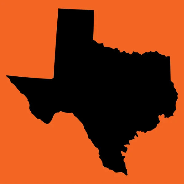 Illustration auf orangefarbenem Hintergrund von texas — Stockfoto