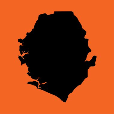 Sierraleone rengarenk dolu bir taslak çizimi