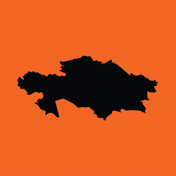 哈萨克斯坦的橙色背景图 — 图库矢量图片