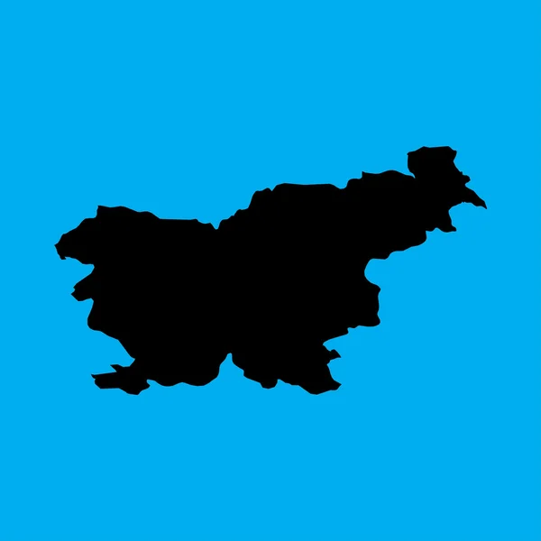 Turuncu bir arka plan üzerinde resmi Slovenya — Stok Vektör