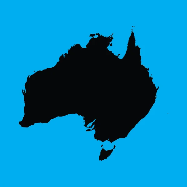 Ilustrace na oranžovém pozadí z Austrálie — Stockový vektor