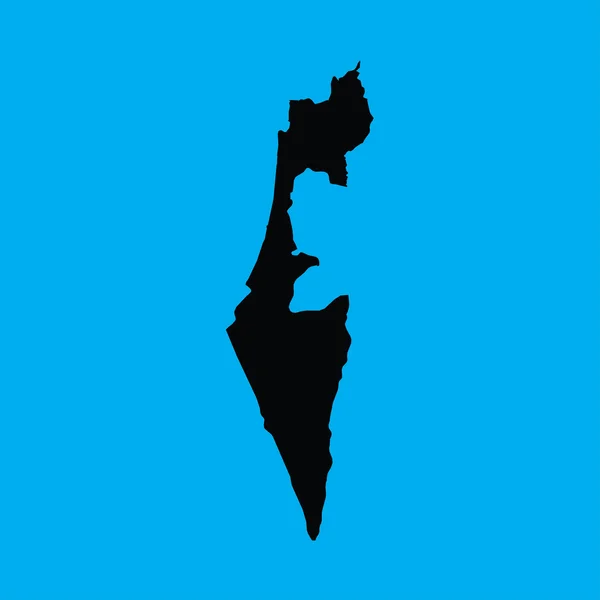 イスラエルのオレンジ色の背景のイラスト — ストックベクタ