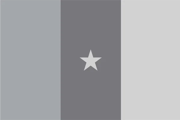 Illustrated grayscale flag of the country of Cameroon — Stock Photo, Image