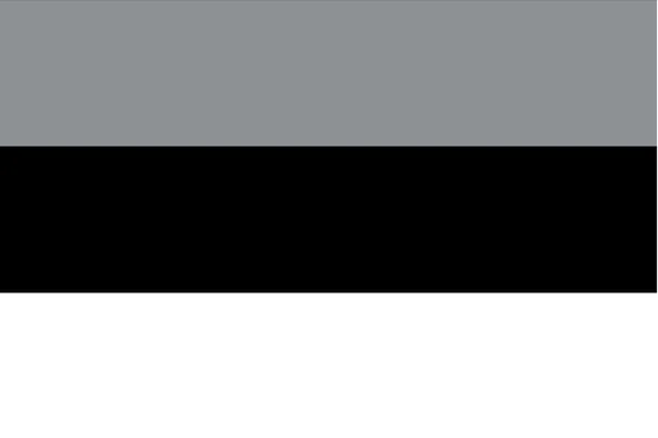 Illustrated grayscale flag of the country of Estonia — Stock Photo, Image