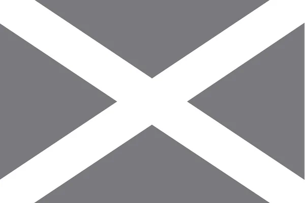 Απεικονίζεται σε κλίμακα του γκρι σημαία της χώρας της Σκωτίας — Φωτογραφία Αρχείου