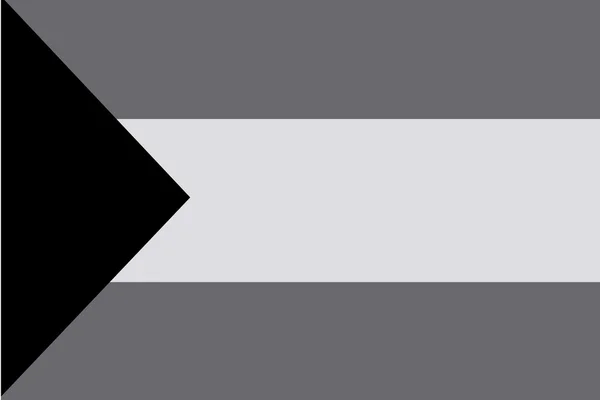 Abgebildete Graustufen-Flagge des Bahamas-Landes — Stockvektor