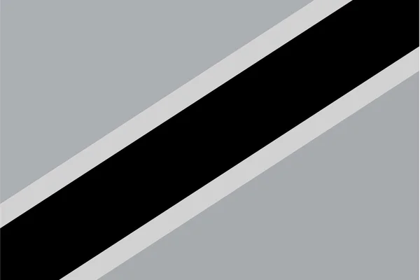 Bandera de escala de grises ilustrada del país de Tanzania — Vector de stock