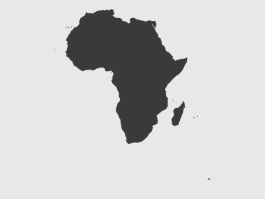 Afrika kıtası şeklinde