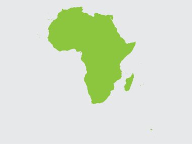 Afrika kıtası şeklinde