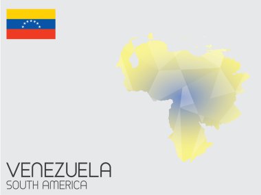 Infographic öğeleri kümesi Venezuela ülke için