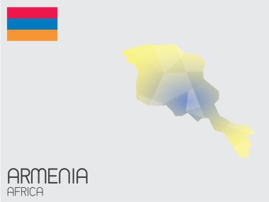 Infographic öğeleri kümesi Ermenistan ülke için