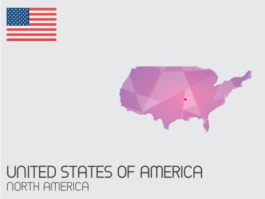 Infographic öğeleri kümesi için ülke Amerika Birleşik Devletleri 
