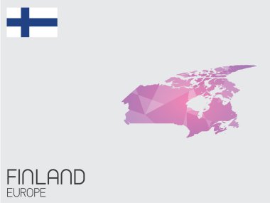 Infographic öğeleri kümesi Finlandiya ülke için
