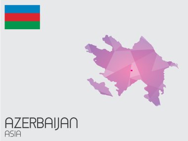 Infographic öğeleri kümesi ülke Azerbaycan için
