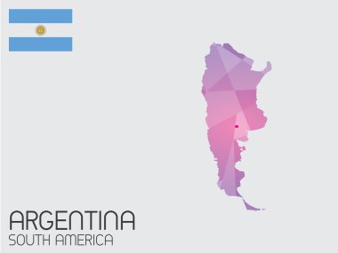 Infographic öğeleri kümesi Arjantin ülke için