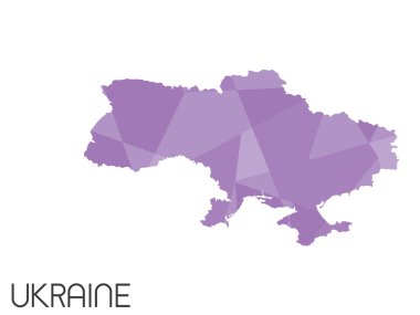 Infographic öğeleri kümesi Ukrayna ülke için