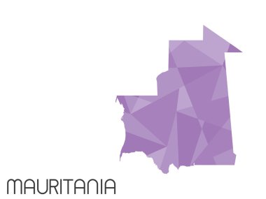 Infographic öğeleri kümesi Moritanya ülke için