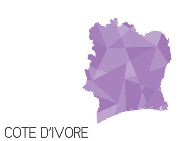 Infographic öğeleri kümesi Fildişi Sahili ülke için