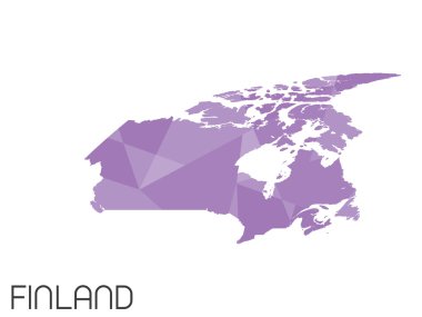 Infographic öğeleri kümesi Finlandiya ülke için